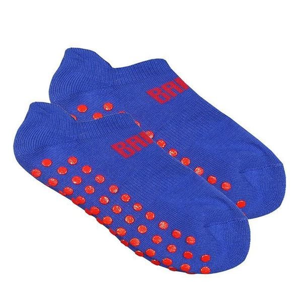 Klasyczne skarpetki do kostki dla dorosłych FC Barcelona. Niebieskie skarpety FC Barcelona, bez wzorów. W wyprzedaży za 73.34 zł.