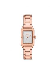 DKNY Zegarek City Rivet NY6663 Różowe złocenie. Czerwone, analogowe zegarki DKNY. Za 479.99 zł.