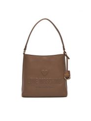 LOVE MOSCHINO Torebka JC4115PP1LL1020A Beżowy. Brązowe torebki klasyczne Love Moschino, bez wzorów, ze skóry, bez dodatków. Za 959.99 zł.