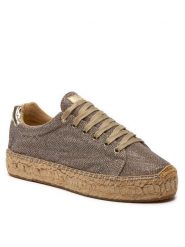 Replay Espadryle GWF22 .000.C0024S Złoty. Żółte espadryle Replay, bez wzorów, ze skóry, bez obcasa, bez zapięcia. Za 319.99 zł.