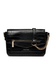 Puccini Torebka BK2231186M Czarny. Czarne listonoszki Puccini, bez wzorów, ze skóry, bez dodatków. Za 239.99 zł.