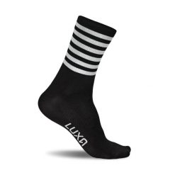 Skarpetki Rowerowe Luxa Stripes. Czarne skarpety LUXA, bez wzorów, z elastanu. Za 69.00 zł.