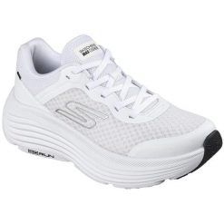 Buty sportowe damskie Skechers Max Cushioning Endea. Białe obuwie sportowe Skechers, bez zapięcia, na fitness i siłownię. Za 590.00 zł.