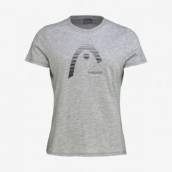 T-shirt damski Club Lara. Szare t-shirty Head, xl, bez wzorów, z bawełny, bez kołnierzyka, bez ramiączek. W wyprzedaży za 101.50 zł.