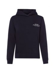 Gant bluza z kapturem Kobiety niebieski, XL. Niebieskie bluzy GANT, uniwersalny, bez wzorów, z bawełny, z kapturem. Za 379.95 zł.