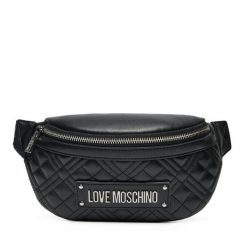 Saszetka nerka LOVE MOSCHINO. Czarne torebki klasyczne Love Moschino, bez wzorów, bez dodatków. Za 469.99 zł.