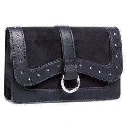 DeeZee RC18408 Czarny. Czarne torebki klasyczne DeeZee, bez wzorów, z materiału, bez dodatków. Za 69.99 zł.