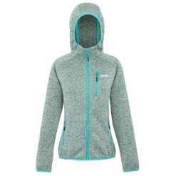 Damska Bluza Z Kapturem Newhill II Marl Full Zip. Niebieskie bluzy Regatta, bez wzorów, z kapturem. Za 109.99 zł.