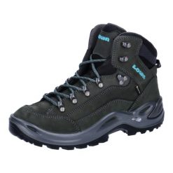 Buty trekkingowe damskie Lowa Renegade Mid Gtx. Szare trekkingi Lowa, z materiału, za kostkę. Za 985.00 zł.