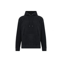 Oversizowa bluza z kapturem z mikropolaru z recyklingu Kariban. Czarne bluzy KARIBAN, xs, bez wzorów, z bawełny, z kapturem. Za 154.00 zł.