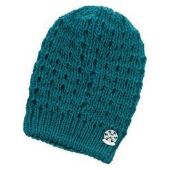 Capu Czapka zimowa 354-B Blue. Niebieskie czapki Capu, bez wzorów. W wyprzedaży za 31.00 zł.