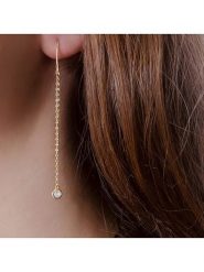 Les Favorites Pozłacane kolczyki z cyrkoniami rozmiar: onesize. Żółte kolczyki Les Favorites, z cyrkonią, pozłacane, z zapięciem typu bigiel. Za 56.99 zł.