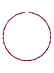 ATELIERS SAINT GERMAIN Naszyjnik perłowy w kolorze czerwonym - dł. 55 cm rozmiar: onesize. Czerwone naszyjniki ATELIERS SAINT GERMAIN, z perłą, srebrne. Za 461.21 zł.