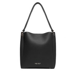 Torebka Nine West. Czarne torebki klasyczne Nine West, bez wzorów, bez dodatków. Za 229.99 zł.