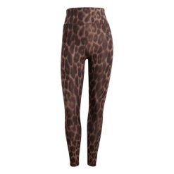 Damskie legginsy 7/8 adidas Optime Essentials Leopard. Brązowe legginsy Adidas, s, bez wzorów, ze skóry. Za 254.50 zł.