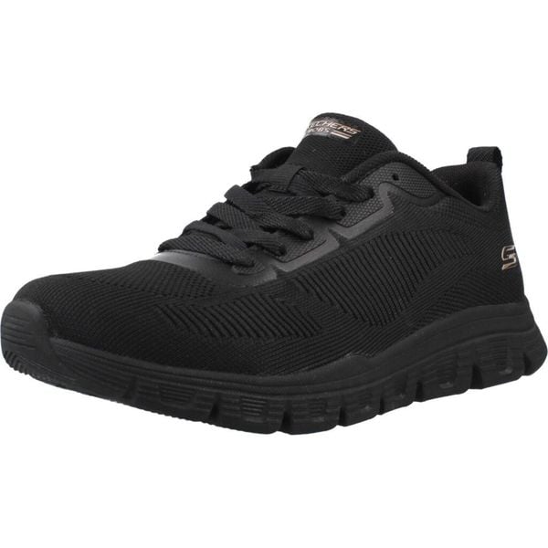 Buty SKECHERS BOBS B LITE Czarny. Czarne trekkingi Skechers, z syntetyku, trekkingowe. Za 245.99 zł.