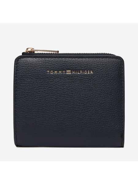 Tommy Hilfiger Portfel Th Flag Compact Za AW0AW18124 Granatowy. Niebieskie portfele TOMMY HILFIGER, bez wzorów, ze skóry. Za 229.99 zł.