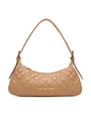 LOVE MOSCHINO Torebka JC4142PP0NLA0104 Beżowy. Brązowe torebki klasyczne Love Moschino, bez wzorów, ze skóry, bez dodatków. Za 549.99 zł.