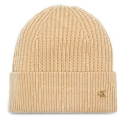 Czapka Calvin Klein. Brązowe czapki Calvin Klein, bez wzorów. Za 169.99 zł.