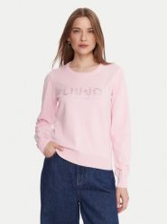 Liu Jo Sweter TF5248 MS63L Różowy Regular Fit. Czerwone swetry Liu Jo, l, bez wzorów, z syntetyku, bez ramiączek. Za 679.99 zł.