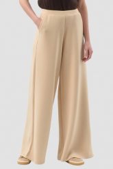GUESS Beżowe damskie spodnie dresowe Olympe Wide Leg, Rozmiar XS. Brązowe spodnie dresowe Guess, xs, z aplikacjami, z dresówki. Za 489.99 zł.