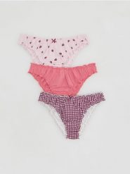 Majtki typu figi 3 pack - wielobarwny. Figi Reserved, l, bez wzorów. Za 59.99 zł.