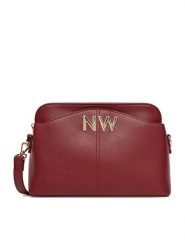 Nine West Torebka CEO-ISABELLA-S23599-1 Czerwony. Czerwone listonoszki Nine West, bez wzorów, z materiału, bez dodatków. Za 199.99 zł.