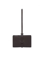 Calvin Klein Portfel Emblem Hw Pebble Wallet On Strap LV04F1130G Brązowy. Brązowe portfele Calvin Klein, bez wzorów, ze skóry. Za 289.99 zł.