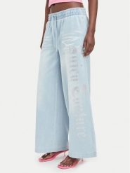 Juicy Couture Jeansy JCDBJ226962 Niebieski Wide Leg. Niebieskie jeansy Juicy Couture, xxs, bez wzorów. Za 399.99 zł.