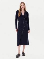 BOSS Spódnica midi Feliora 50542878 Granatowy Regular Fit. Niebieskie spódnice Boss, xl, bez wzorów, z wiskozy, midi. Za 1,299.00 zł.