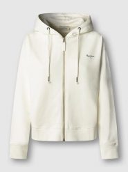 Pepe Jeans Bluza "Marsu" w kolorze kremowym rozmiar: M. Brązowe bluzy Pepe Jeans, m, bez wzorów, z jeansu, bez kaptura. Za 208.99 zł.