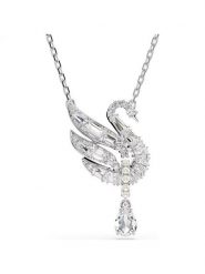 Swarovski Naszyjnik Swan 5723387 Srebrny. Szare naszyjniki SWAROVSKI, srebrne. Za 749.99 zł.