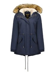 Canadian Peak Parka "Ampuri" w kolorze granatowym rozmiar: S. Niebieskie parki Canadian Peak, s, bez kaptura. Za 264.77 zł.
