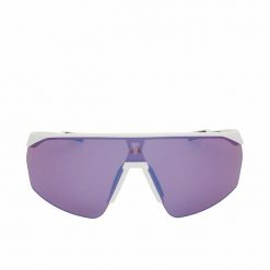 Okulary przeciwsłoneczne Damskie ADIDAS SP0075. Białe okulary przeciwsłoneczne Adidas, bez wzorów, sportowe. W wyprzedaży za 483.05 zł.
