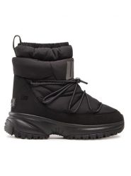 UGG Skórzane botki zimowe "Yose Puffer" w kolorze czarnym rozmiar: 41. Czarne botki UGG, na zimę, bez wzorów, bez obcasa, bez zapięcia. Za 571.03 zł.