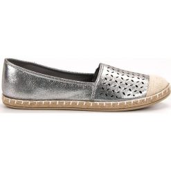 New Tlck szare Brokatowe Espadryle. Szare espadryle New Tlck, bez wzorów, bez obcasa, bez zapięcia. W wyprzedaży za 69.00 zł.