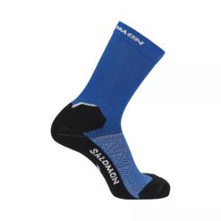 Skarpety sportowe do biegania Salomon Speedcross Crew. Czarne skarpety Salomon, bez wzorów. Za 29.90 zł.