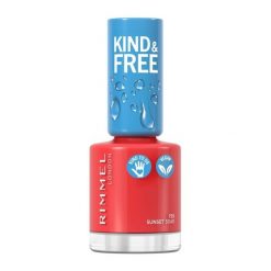 Rimmel London KIND&FREE - wegański lakier do paznokci Lakiery do paznokci 8 ml SUNSET SOAR. Czerwone lakiery rimmel london. Za 69.49 zł.