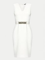 Marciano Guess Sukienka koktajlowa 4GGK31 7070A Écru Regular Fit. Sukienki Marciano Guess, z aplikacjami, z syntetyku, wizytowe, bez kołnierzyka, bez ramiączek. Za 439.99 zł.