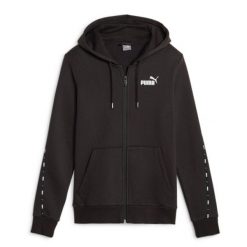 Bluza Sportowa Damska Puma Ess Tape Fz Fl. Czarne bluzy Puma, s, bez wzorów, z kapturem. Za 228.25 zł.