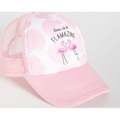 Czapka z daszkiem Flamazing - Różowy. Czapki Sinsay. Za 14.99 zł.