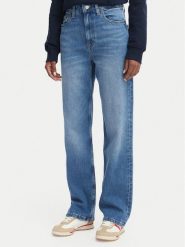Tommy Jeans Jeansy Layla DW0DW23158 Niebieski Straight Fit. Niebieskie jeansy Tommy Jeans, bez wzorów. Za 409.99 zł.
