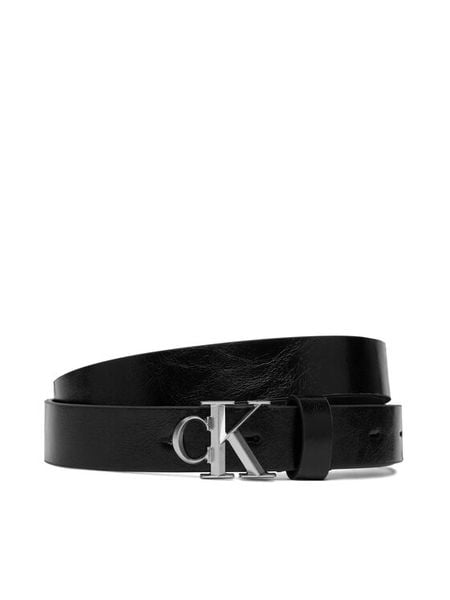 Calvin Klein Pasek Ck Buckle Glossy Strap 25M LV04F7122G Czarny. Czarne paski Calvin Klein, bez wzorów, ze skóry. Za 224.99 zł.