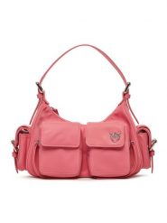 Pinko Torebka Cargo Bag PE 24 PLTT 102794 A1J4 Różowy. Czerwone torebki klasyczne Pinko, bez wzorów, z materiału, bez dodatków. Za 579.99 zł.