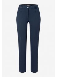 More & More Spodnie w kolorze granatowym rozmiar: 36. Niebieskie spodnie materiałowe More & More, bez wzorów, z materiału. Za 159.95 zł.