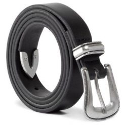 ACCCESSORIES PASKI 1W2-005-SS20 Czarny. Czarne paski ACCCESSORIES, bez wzorów, ze skóry ekologicznej. Za 29.99 zł.