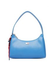 Tommy Jeans Torebka Tjw City Charm Shoulder Bag AW0AW18458 Niebieski. Niebieskie torebki klasyczne Tommy Jeans, bez wzorów, z jeansu, bez dodatków. Za 409.99 zł.