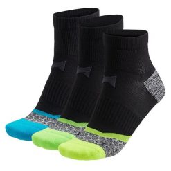 Skarpety do biegania - Uniseks - Multi Czarny - 3 pary. Czarne skarpety XTREME, bez wzorów, z elastanu. Za 134.79 zł.