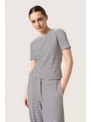 SAINT TROPEZ Koszulka "Soaked in Luxury" w kolorze czarnym rozmiar: L. Czarne bluzki Saint Tropez, l, bez wzorów, bez kołnierzyka, bez ramiączek. Za 96.60 zł.