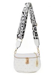 Anna Morellini Skórzana torebka "Domenica" w kolorze białym - 19 x 15 x 8 cm rozmiar: onesize. Białe torby na ramię Anna Morellini, bez wzorów, z materiału, na ramię, bez dodatków. Za 260.99 zł.